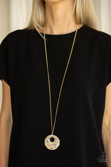 Paparazzi - Pearl Panache - Gold Pearl Necklace - Klassy Jewelz Boutique