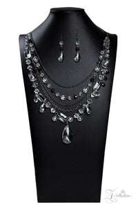 Paparazzi ~ "Prismatic" ~ZI Collection ~ Gunmetal Necklace Set
