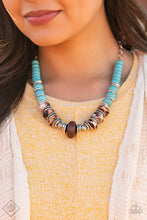 Load image into Gallery viewer, Paparazzi ~ Simply Santa Fe ~ Fashion Fix Complete Trend Blend ~ Blue Turquoise Necklace Set